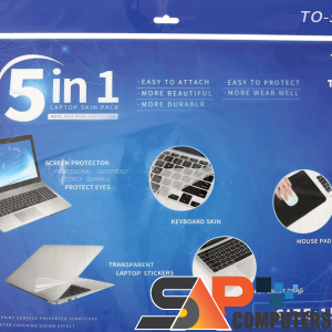 Laptop 5 in 1 Skin Protector High quality Sticker Size 15.6 Or below