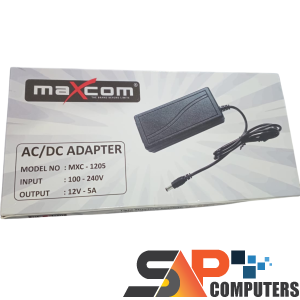 Maxcom AC/DC 12V-5A Power Adapter